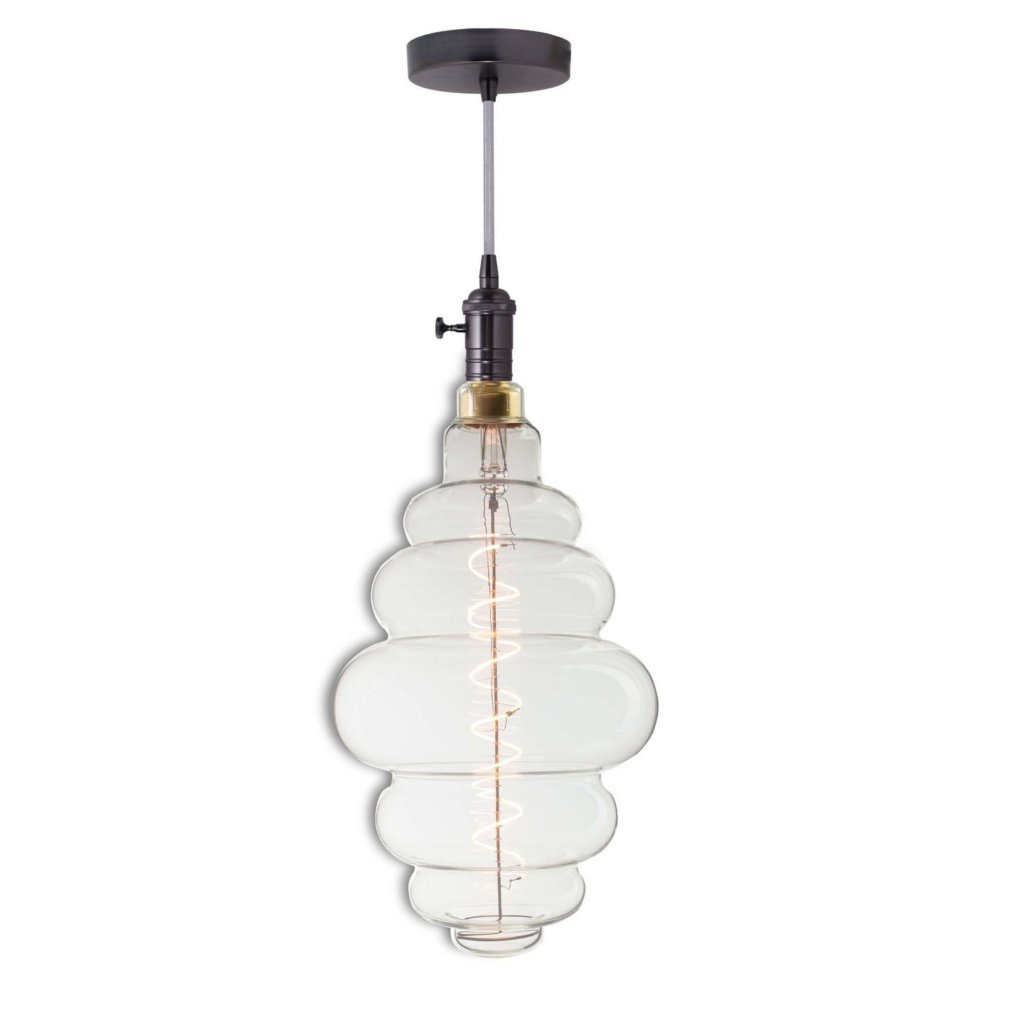 BULBRITE LED4BH/22K/FIL/PEND/HW/VINT/GM-SILV #810118