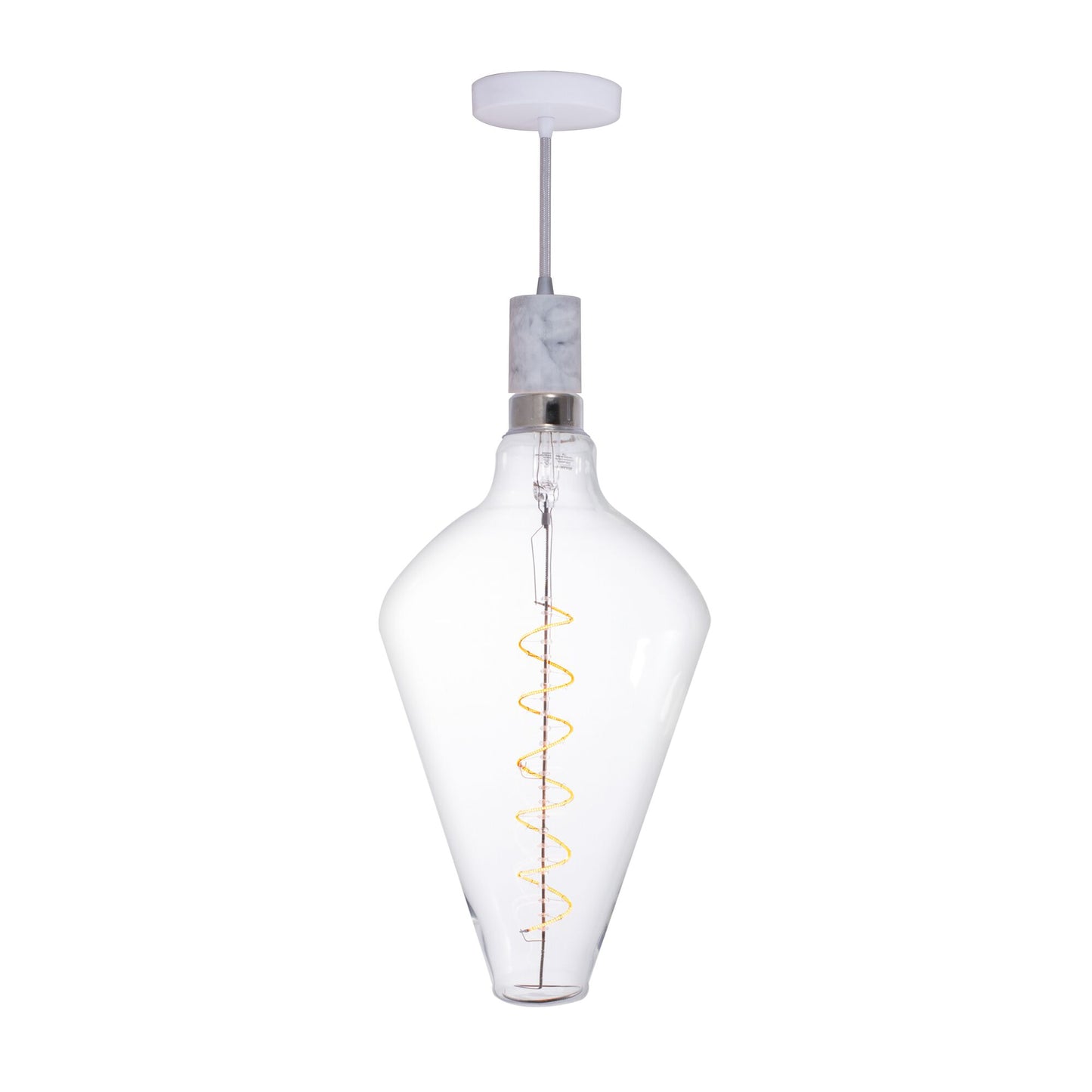 BULBRITE LED4DIA/22K/FIL/PEND/HW/NAT/WHT-SILV #810175