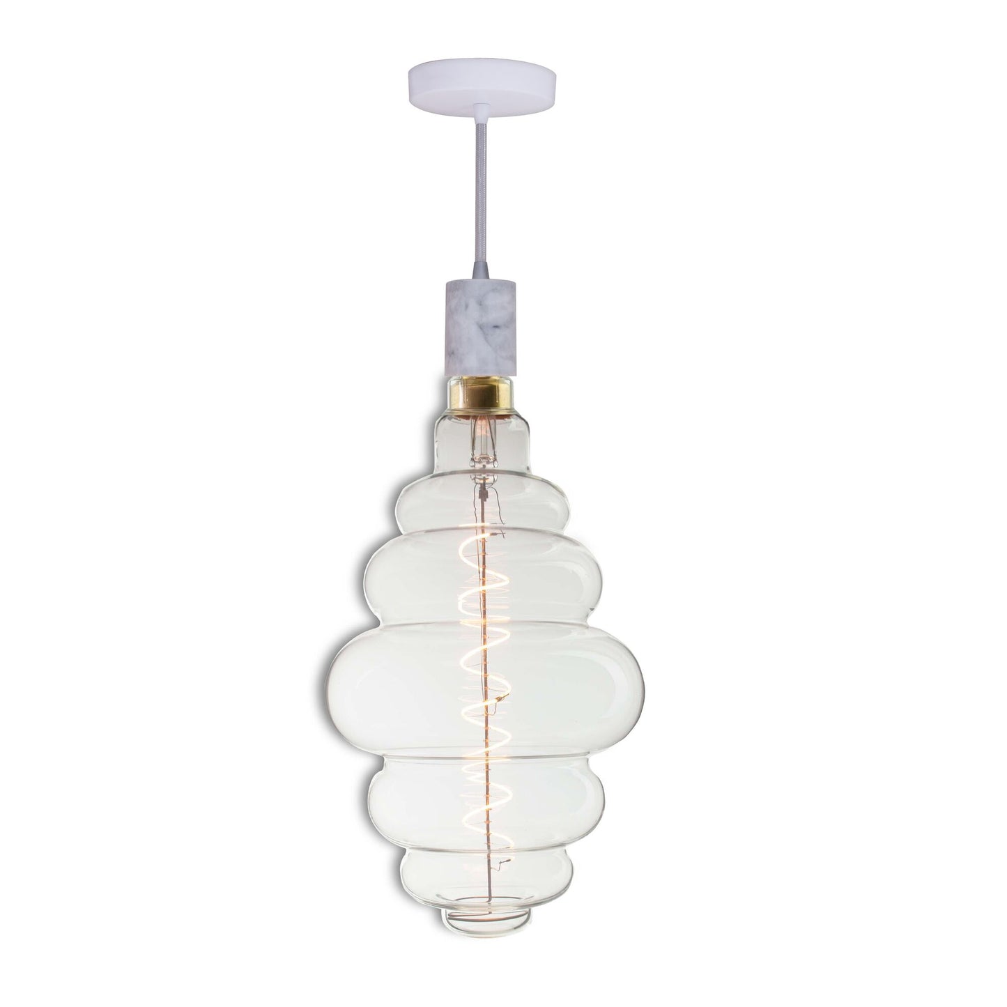 BULBRITE LED4BH/22K/FIL/PEND/HW/NAT/WHT-SILV #810176