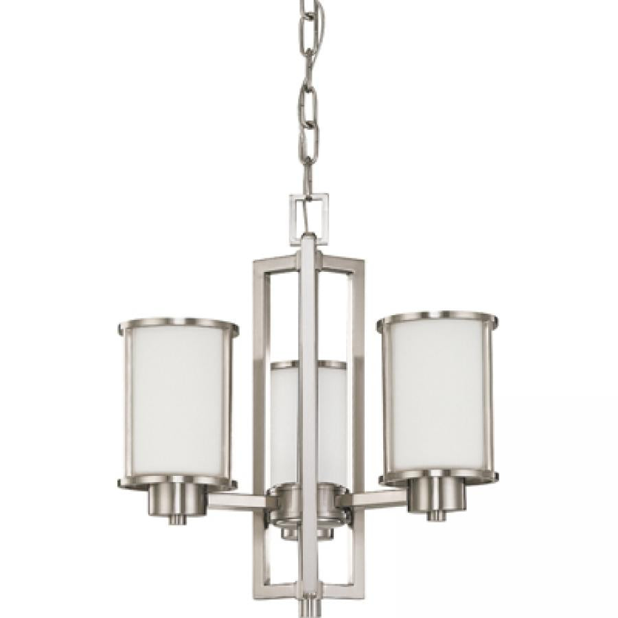 NUVO LIGHTING ODEON 3 LT CHANDELIER UP/DN #60/2851
