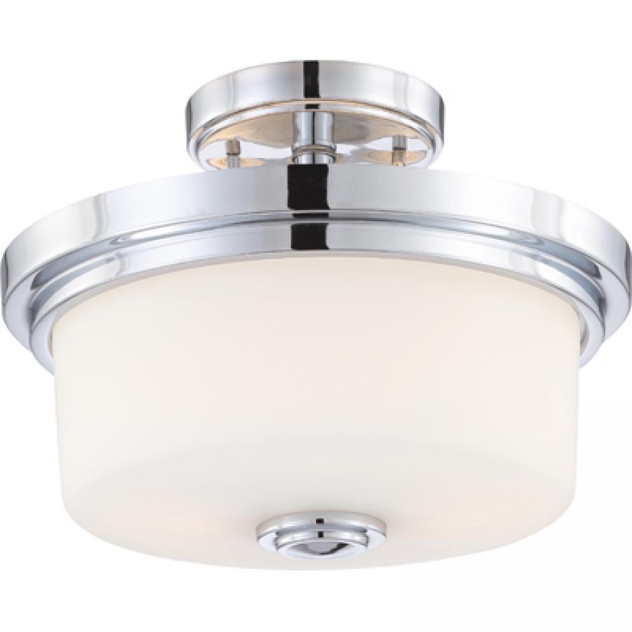 NUVO LIGHTING SOHO 2 LT SEMI-FLUSH #60/4593