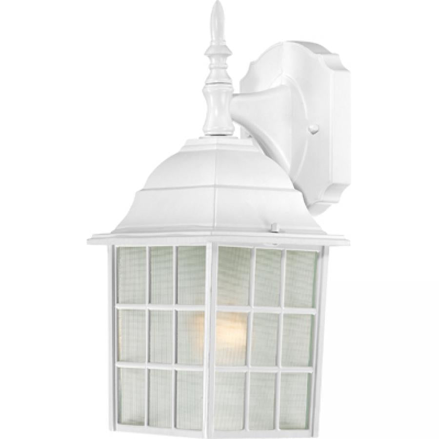 NUVO LIGHTING ADAMS 1 LGT 14" OUTOOR WALL WH #60/4904