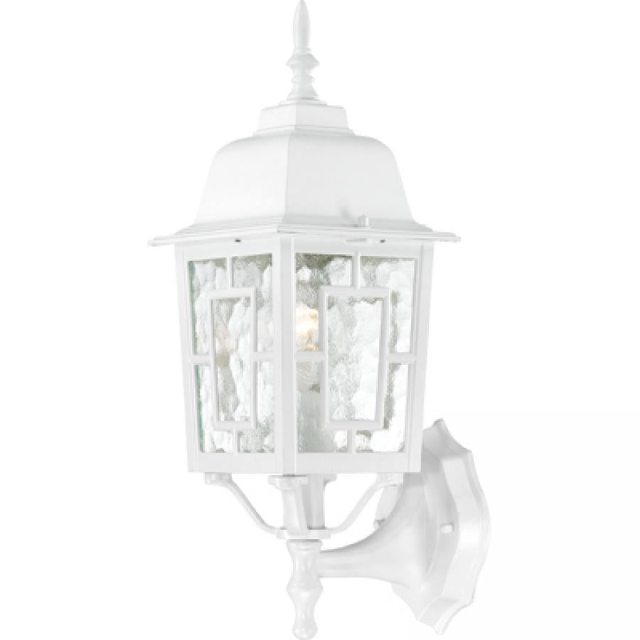 NUVO LIGHTING BANYAN 1 LGT 17" OUTDOOR WALL WH #60/4924
