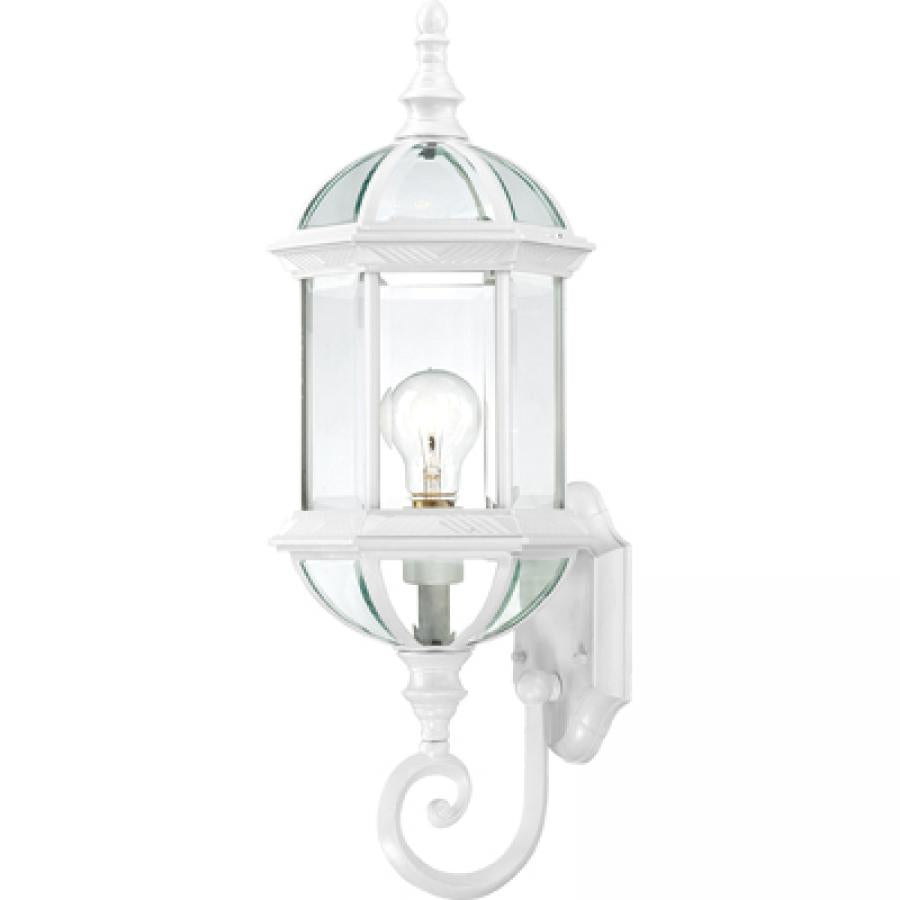 NUVO LIGHTING BOXWOOD 1 LGT 22" OUTDOOR WALL WH #60/4971