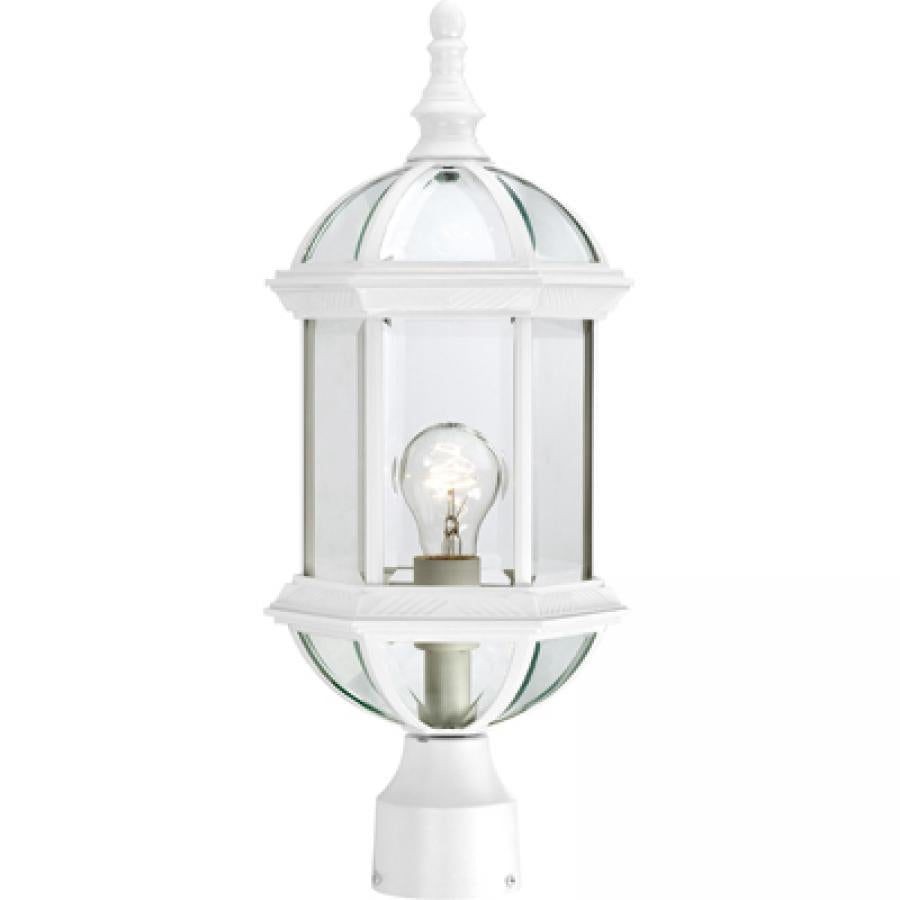 NUVO LIGHTING BOXWOOD 1 LGT OUTDOOR POST WH #60/4974