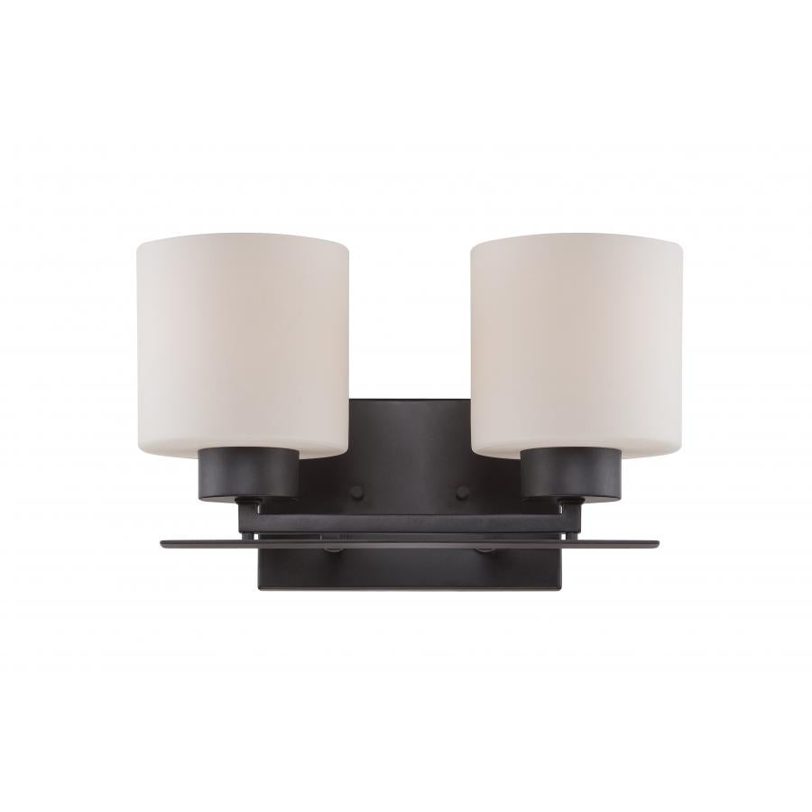 NUVO LIGHTING PARALLEL 2 LIGHT VANITY AB #60/5302