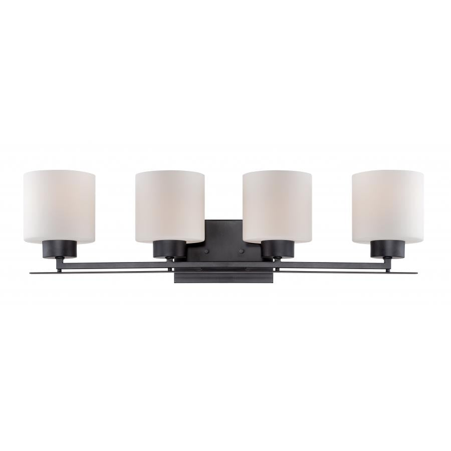 NUVO LIGHTING PARALLEL 4 LIGHT VANITY AB #60/5304