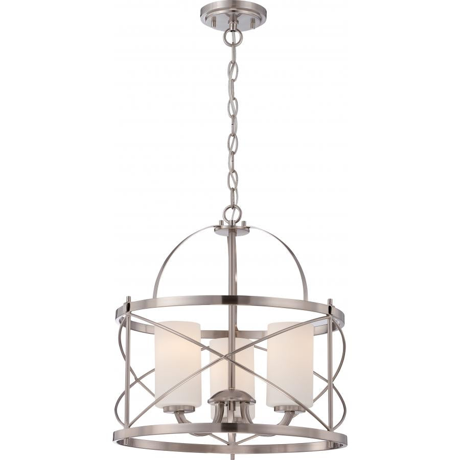 NUVO LIGHTING GINGER 3 LT PENDANT EO BN #60/5333