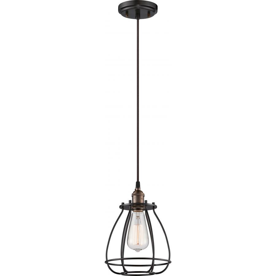 NUVO LIGHTING 1 LT VINTAGE PENDANT RB 10.75" #60/5501