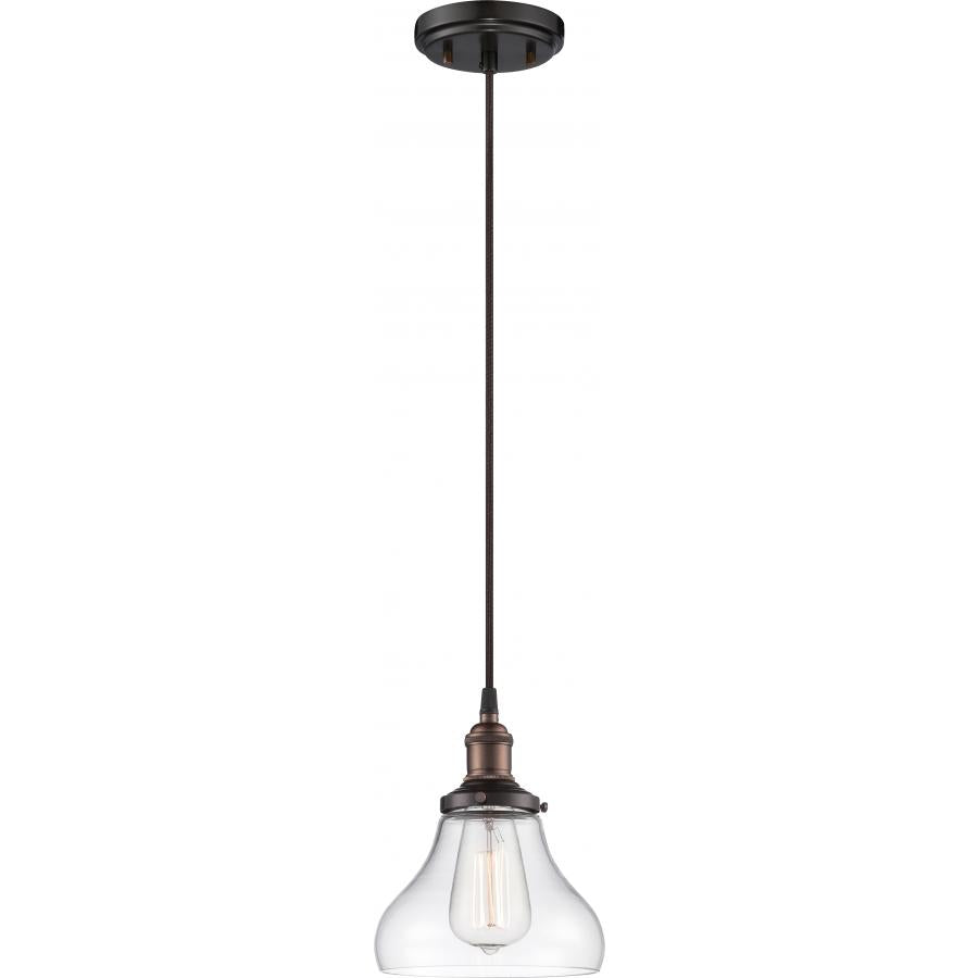 NUVO LIGHTING VINTAGE 1 LT PENDANT RB 7" #60/5503