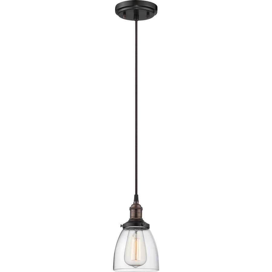 NUVO LIGHTING VINTAGE 1 LT PENDANT RB 5" #60/5504