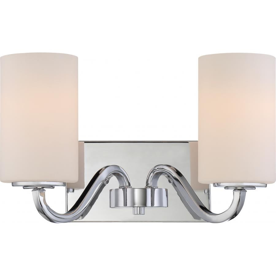 NUVO LIGHTING WILLOW 2 LT VANITY FIXTURE PN #60/5802