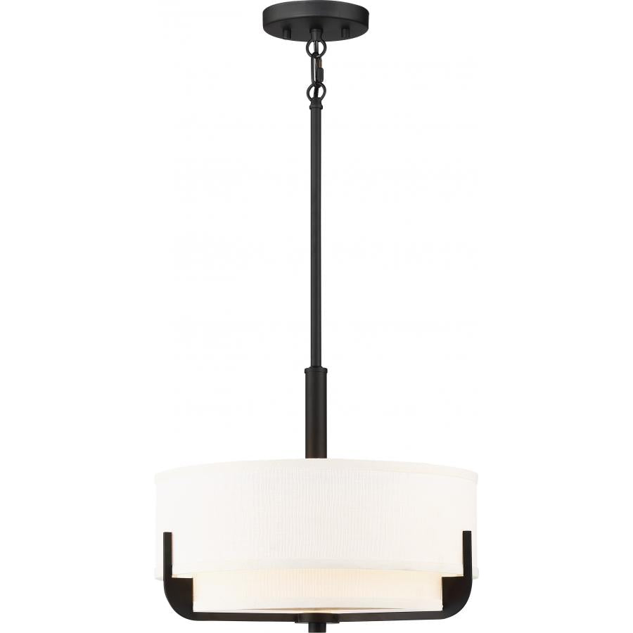NUVO LIGHTING FRANKIE 3 LIGHT 14" PENDANT - AGED BRONZ #60/6543