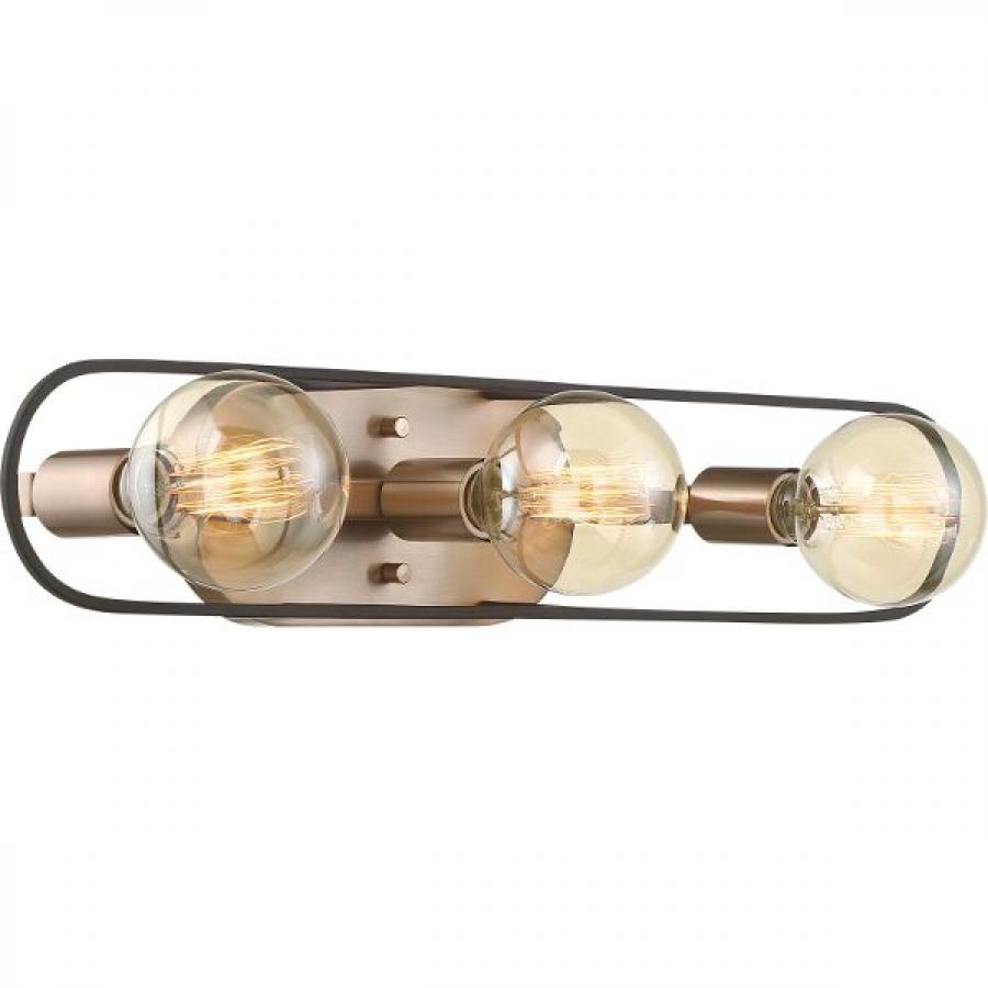 NUVO LIGHTING CHASSIS 3 LIGHT VANITY #60/6653