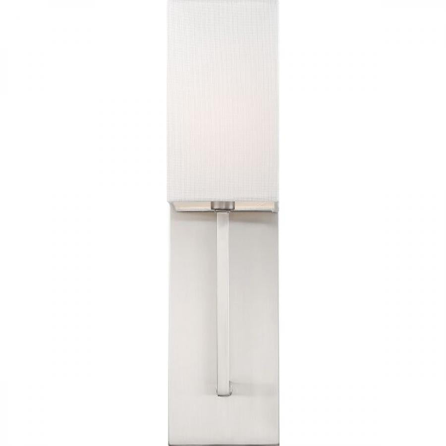 NUVO LIGHTING VESEY 1 LIGHT WALL SCONCE BN #60/6691