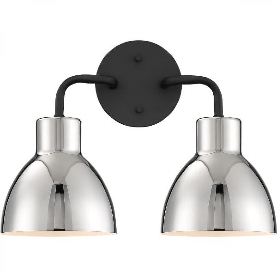 NUVO LIGHTING SLOAN 2 LIGHT VANITY MB PN #60/6772