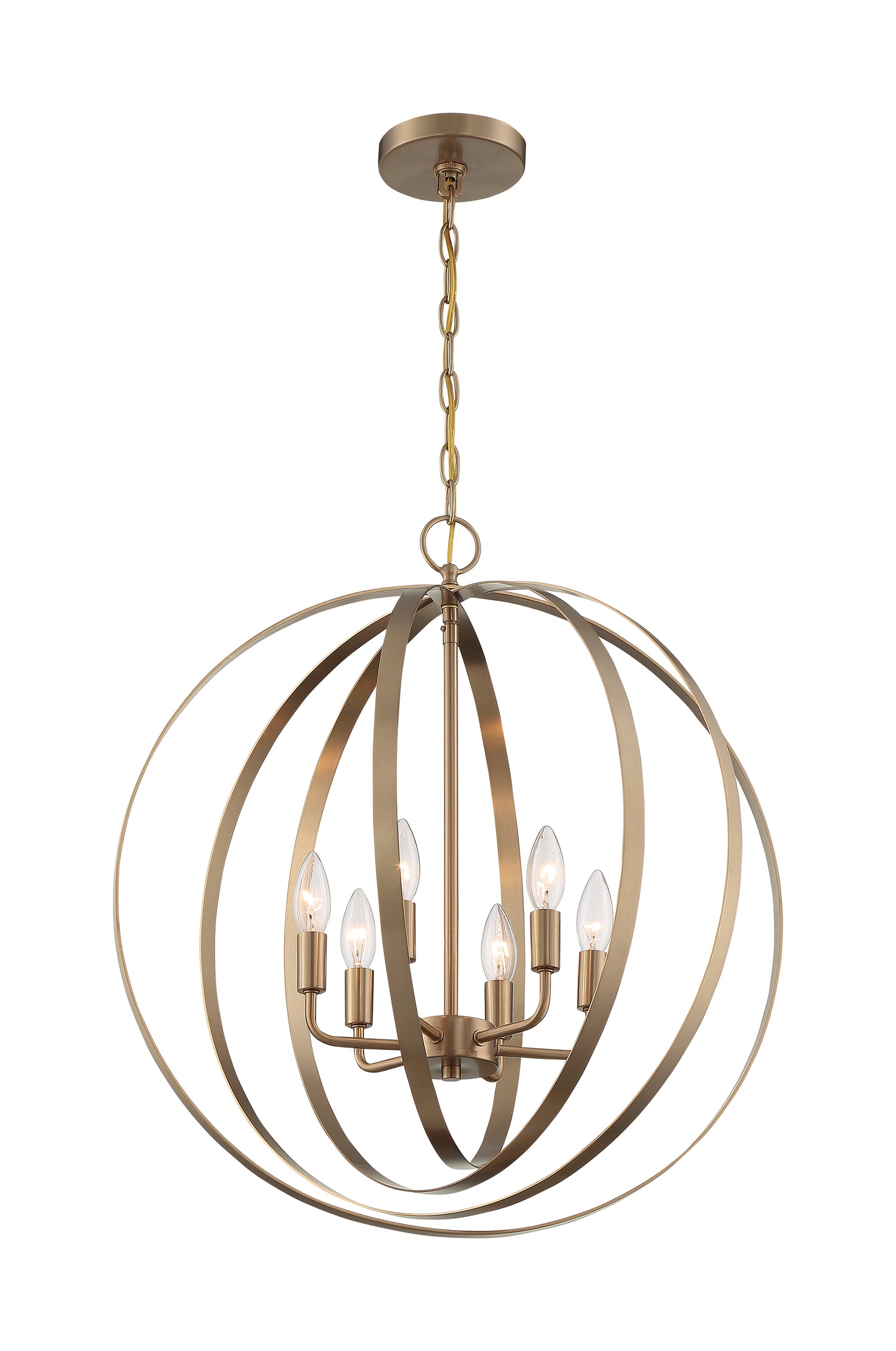 NUVO LIGHTING PENDLETON 6LT PENDANT BB #60/7058