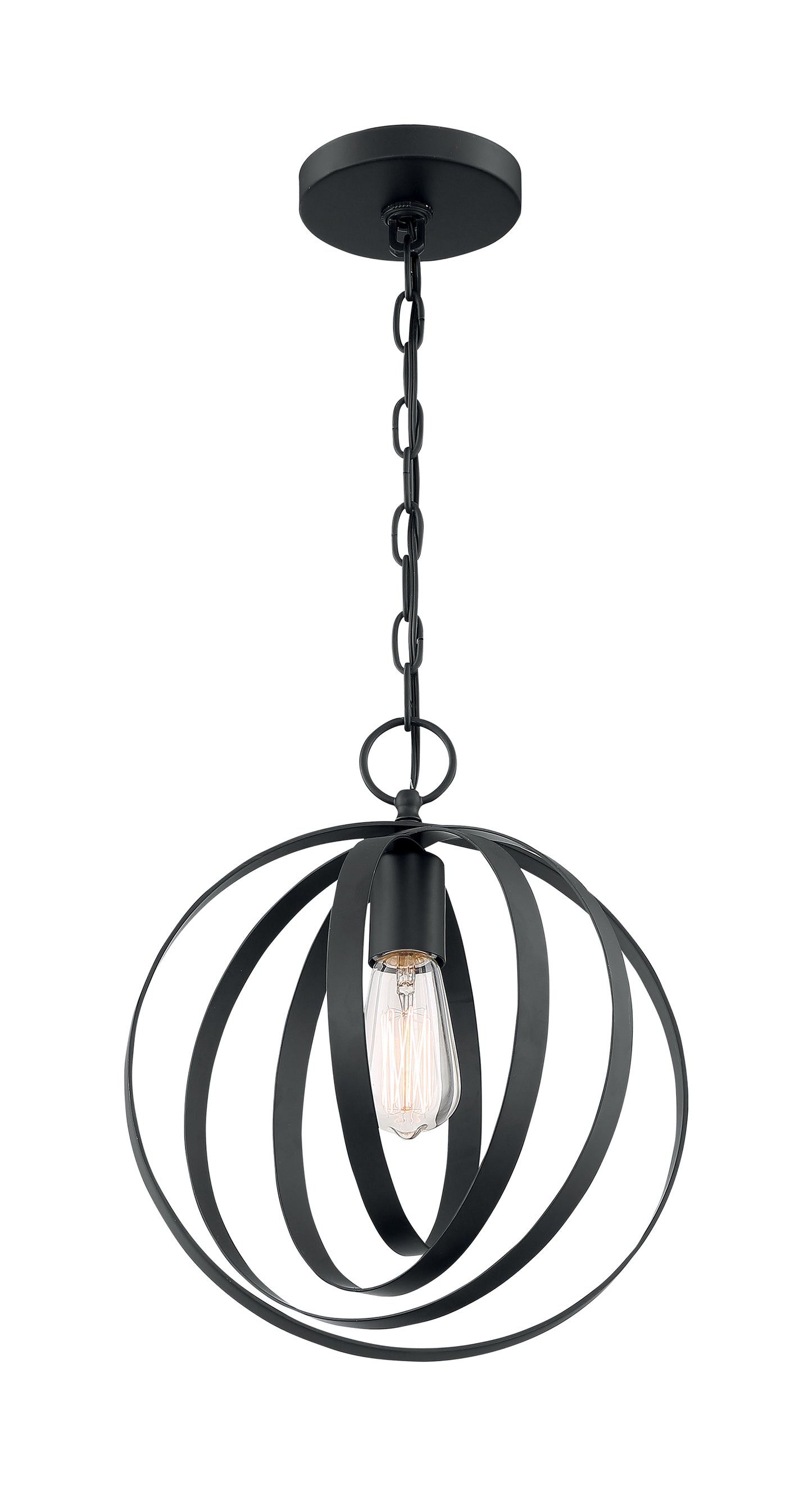 NUVO LIGHTING PENDLETON 1LT PENDANT MB #60/7066