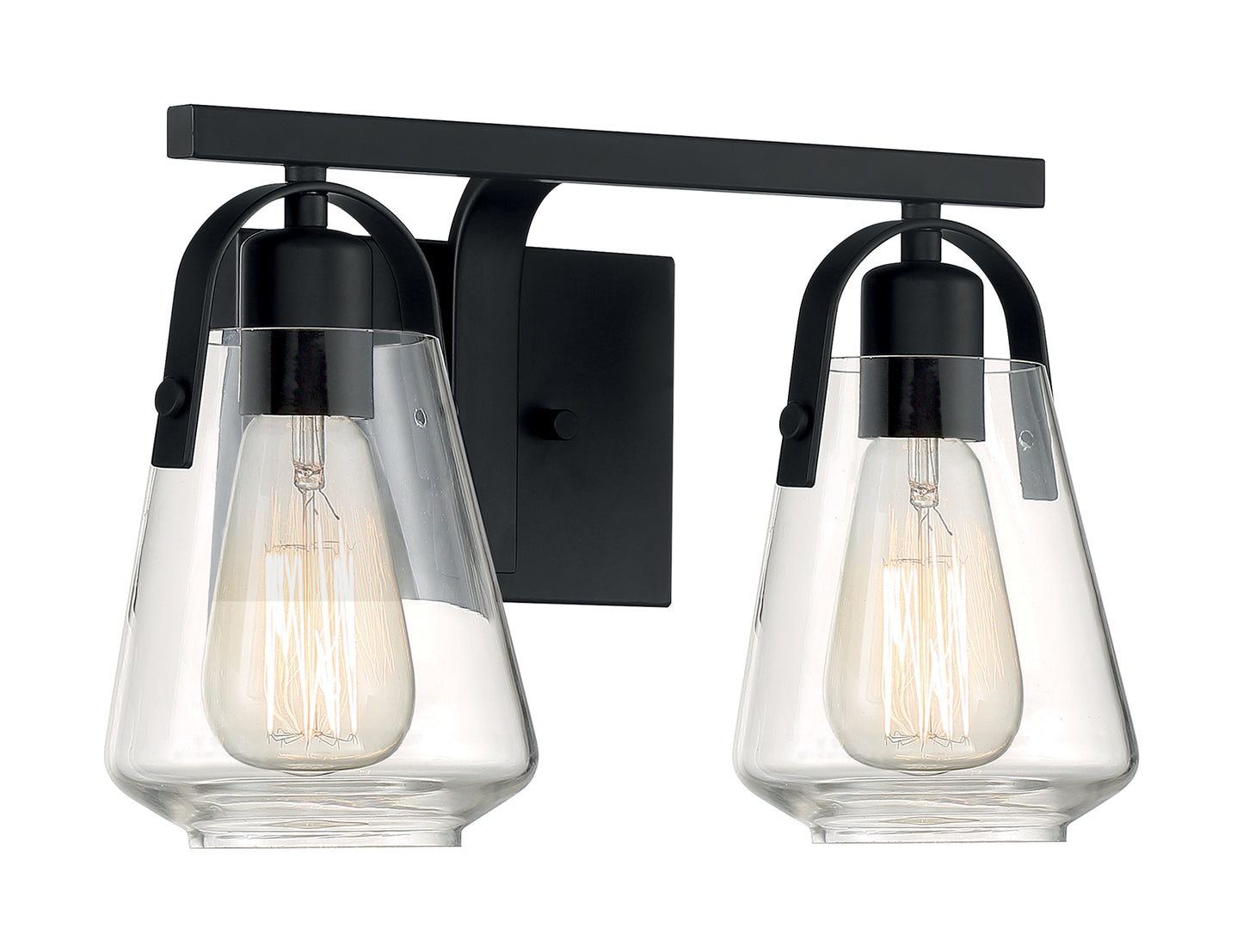 NUVO LIGHTING SKYBRIDGE 2 LIGHT VANITY MB #60/7102