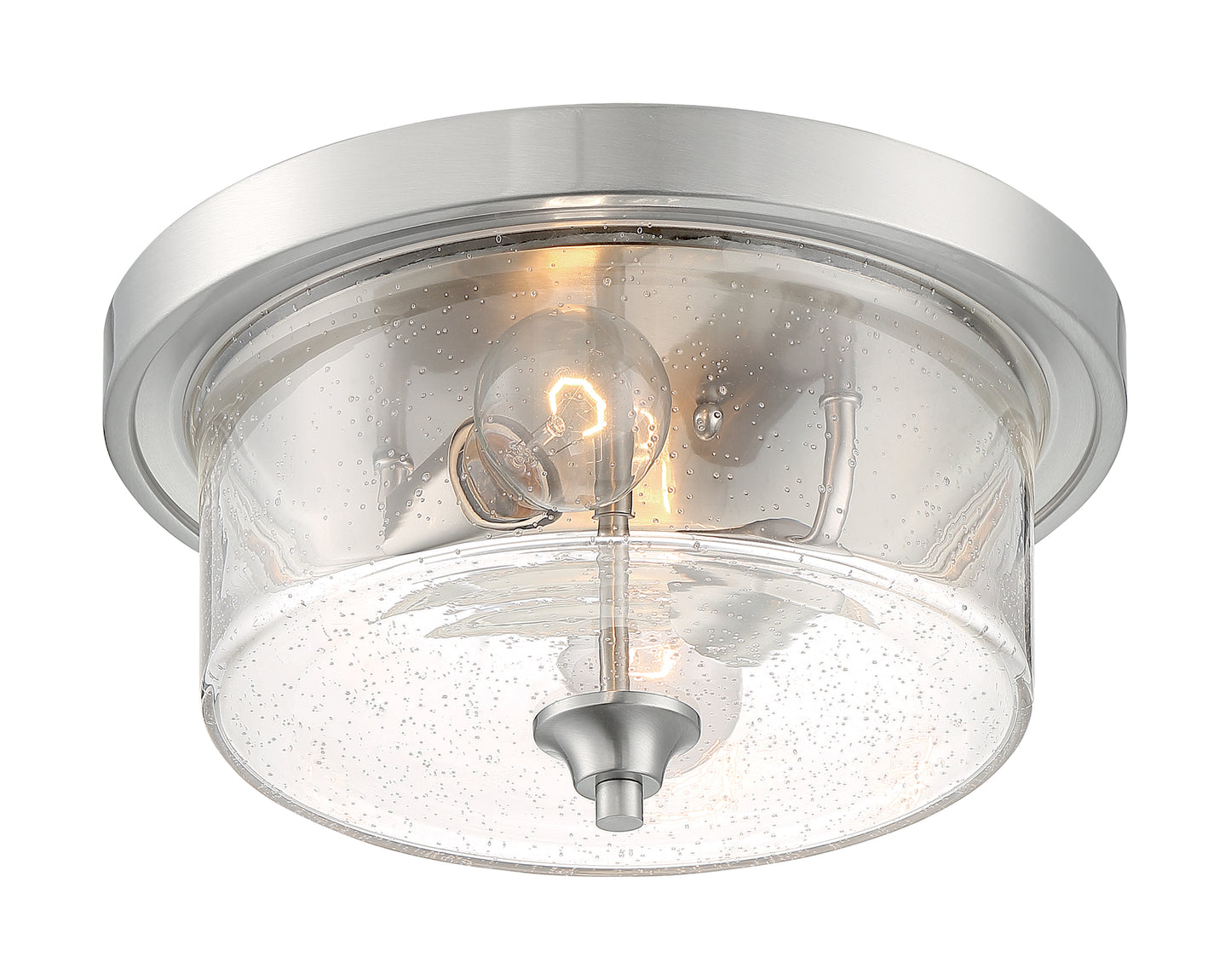 NUVO LIGHTING BRANSEL 2 LIGHT FLUSH MOUNT BN #60/7190