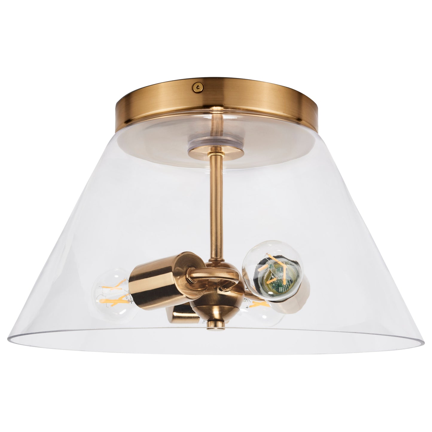 NUVO LIGHTING DOVER 2 LIGHT SMALL FLUSH #60/7419