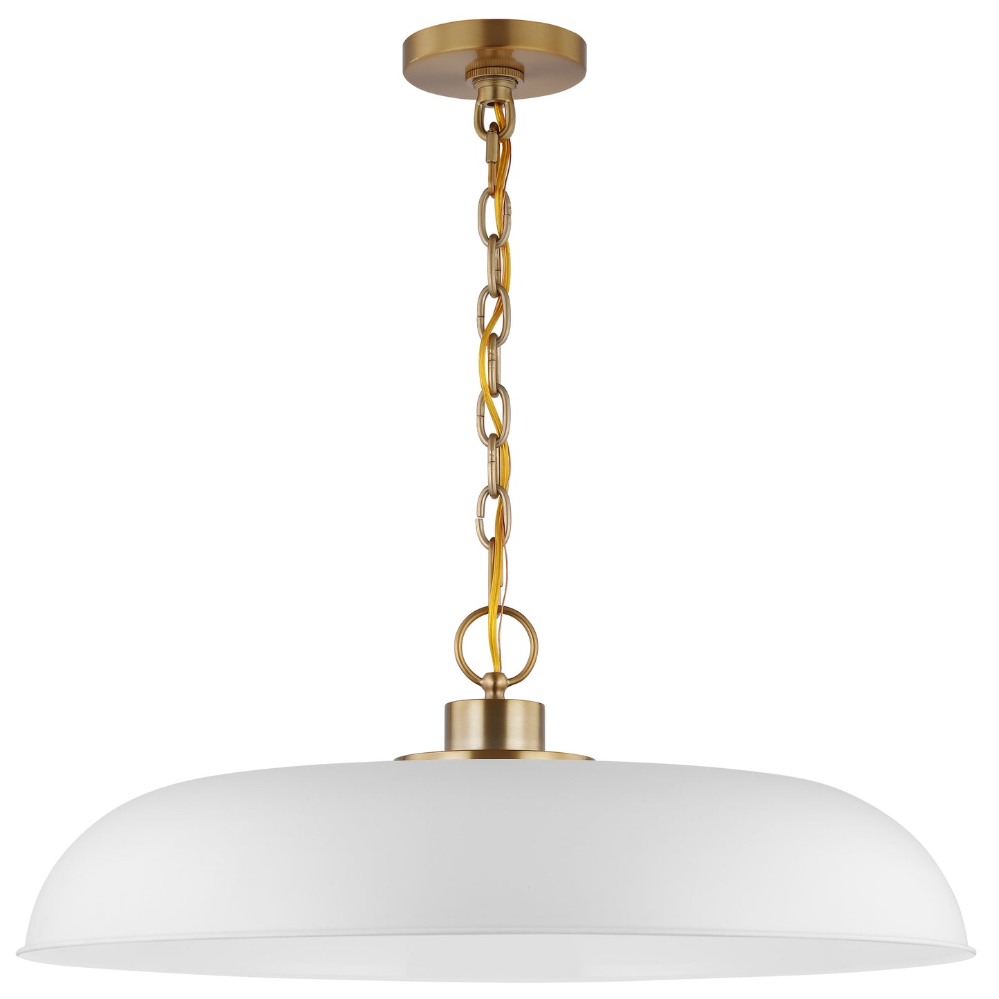 NUVO LIGHTING COLONY 1 LIGHT LARGE PENDANT #60/7486