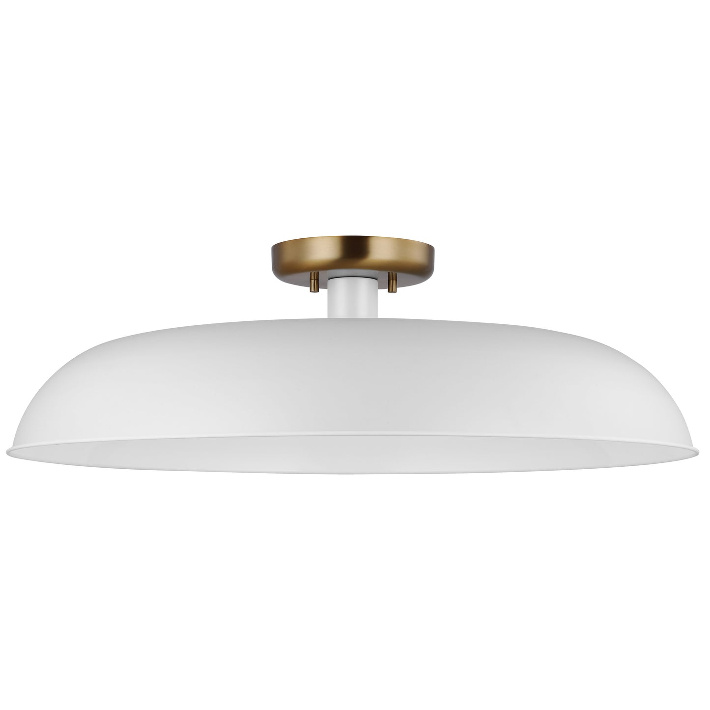 NUVO LIGHTING COLONY 1 LIGHT LARGE SEMI FLUSH #60/7496