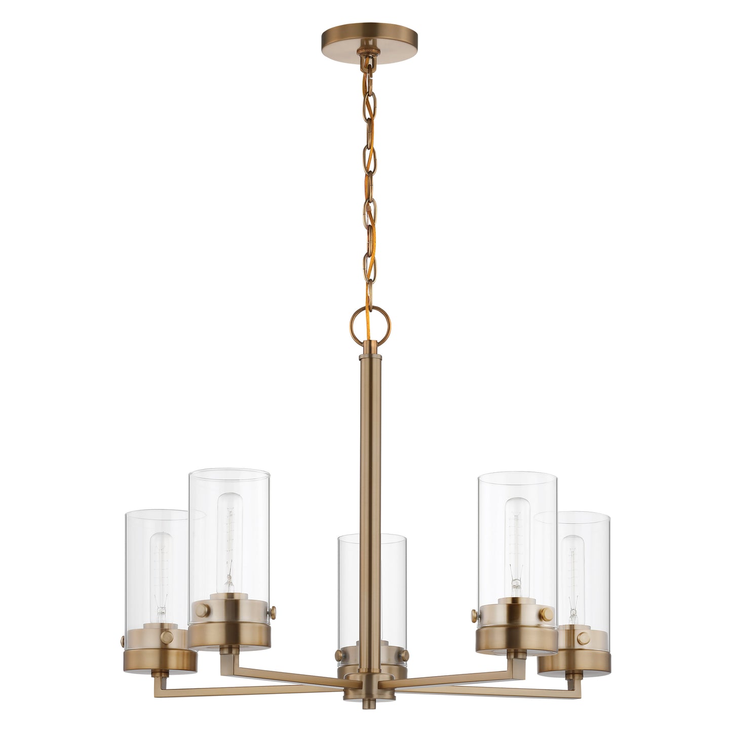NUVO LIGHTING INTERSECTION 5LT CHANDELIER #60/7535