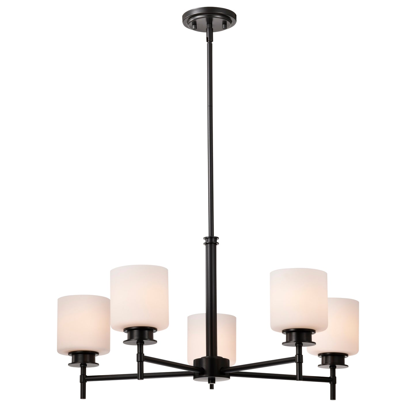 NUVO LIGHTING WARREN 28" 5 LIGHT CHANDELIER #60/8038
