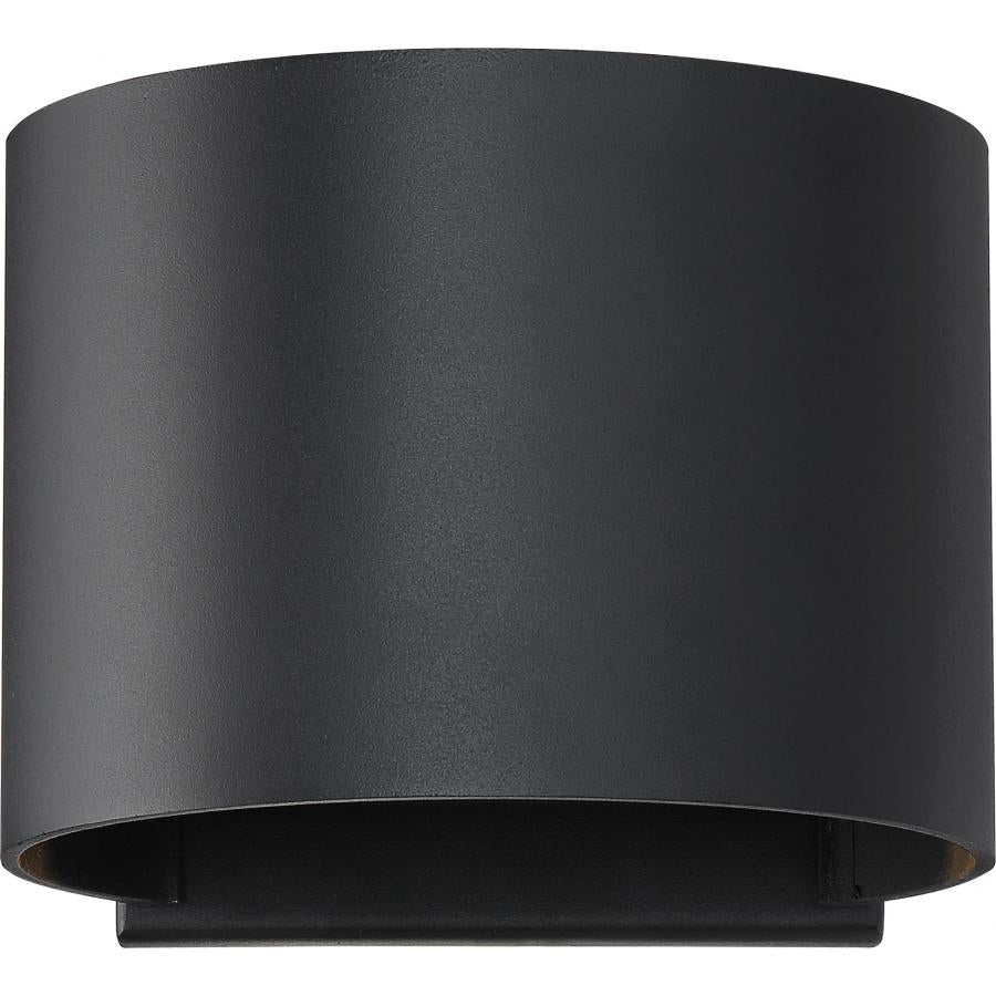 NUVO LIGHTING LIGHTGATE LED ROUND SCONCE BK #62/1464