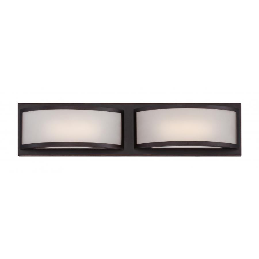 NUVO LIGHTING MERCER (2) LED VANITY GB #62/315