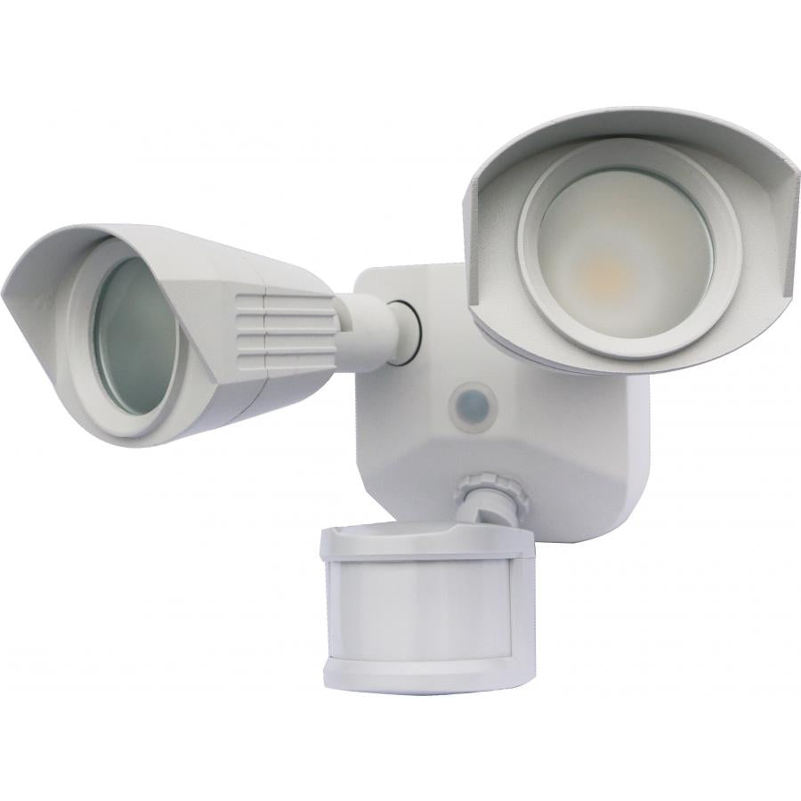 NUVO LIGHTING LED DUAL HEAD SECURITY LIGHT WH 4K MS #65/217