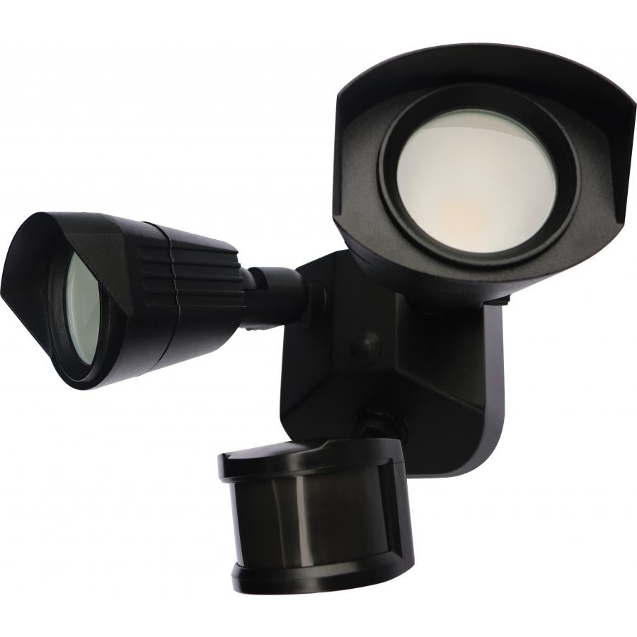 NUVO LIGHTING LED DUAL HEAD SECURITY LIGHT BK 4K MS #65/221