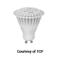 TCP LED 7W MR16 24K GU10 FL #LED7MR16GU1024KFL