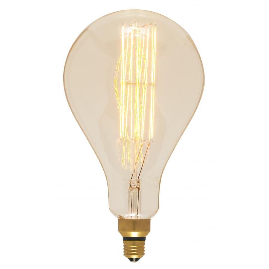 SATCO 60PS52/AMBER/E26/VINTAGE/120V #S2433