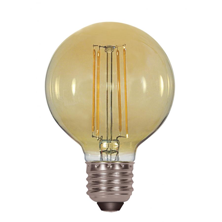 SATCO 4.5G25/AMB/LED/E26/22K/120V #S9584