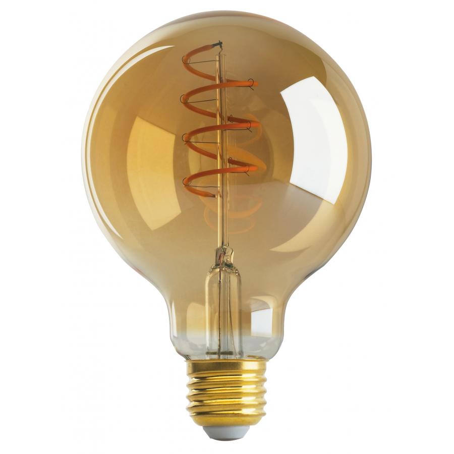 SATCO 4G30/SPIRAL/LED/AMB/120V #S9968