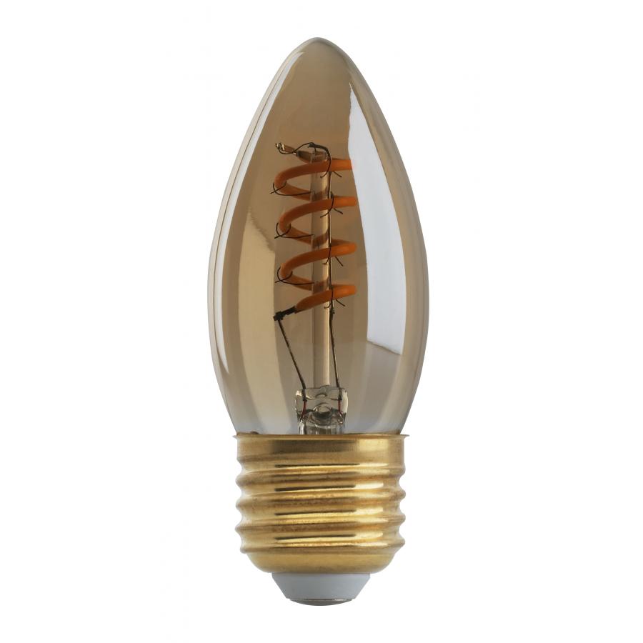 SATCO 2ETC/SPIRAL/LED/AMB/120V #S9970