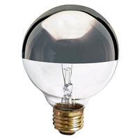 SATCO 40W G25 SILVER CROWN #S3861