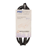 Accu Cable AC5PDMX5PRO 5PIN PRO DMX CABLE PVC JAC 5'