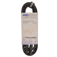 ACCU CABLE AC3PDMX50PRO 3PIN PRO DMX CABLE PVC JAC 50'