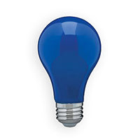 SATCO 8A19/BLUE/LED/E26/120V