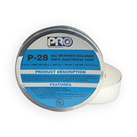 PROTAPES P28 3/4" WHITE