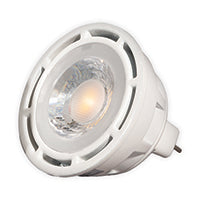 LTF TECHNOLOGY 7W MR16 GU5.3 12V 3000K-1800K WARM DIM 24° WHITE #MR168W12V3018KWD124W