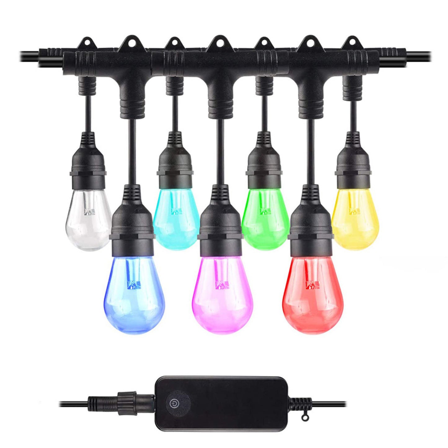 BULBRITE STRING18/36FT/24IN/SMART/BLACK/LED #814361