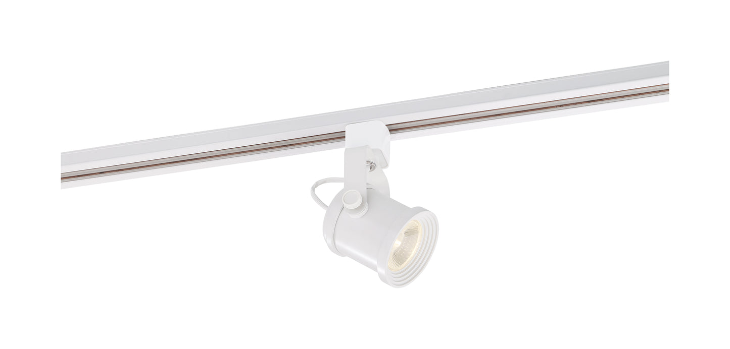NUVO LIGHTING 12W LED FORGED TRACK HEAD WHT 36 DEG #TH491
