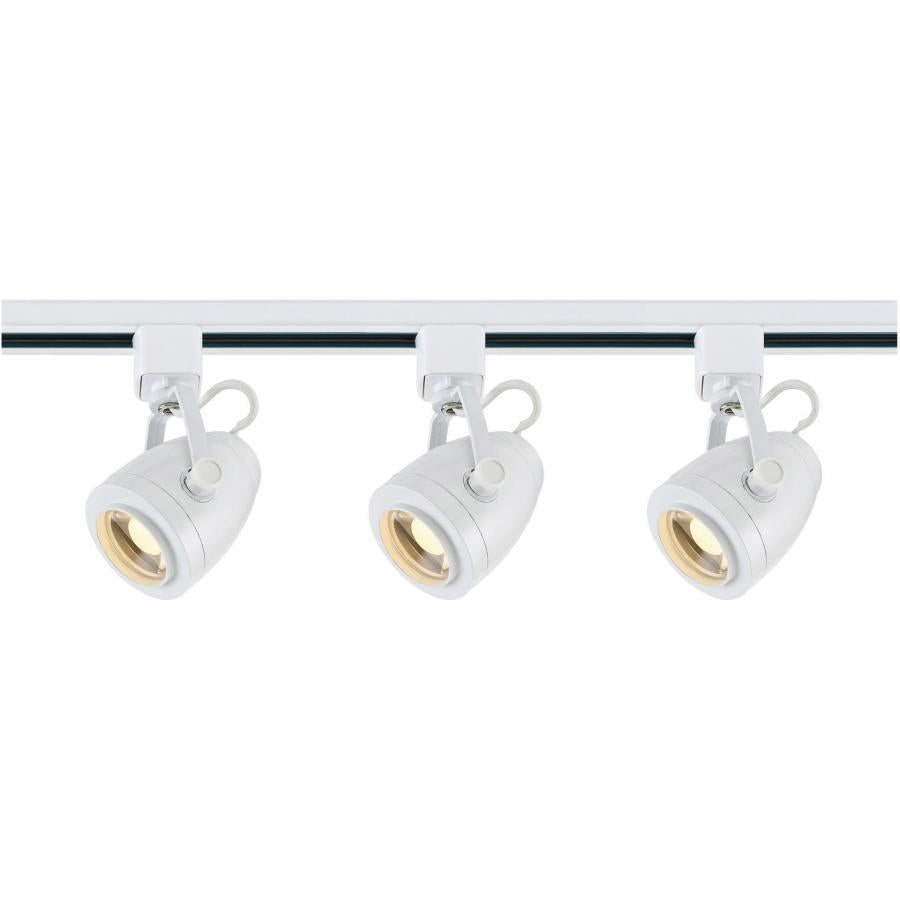 NUVO LIGHTING TRACK KIT 12W LED PINCH BACK WHT #TK413