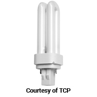 TCP 13W QUAD PL LAMP 2PIN 13DTT 27K