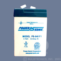 POWER-SONIC PS-640 F