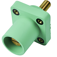 MARINCO POWER PRODUCTS CLS 16 SERIES PANEL MOUNT (400A / 600V) 1.125" THREADED STUD; MALE - GREEN (E)
